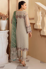 Minhal by Ramsha Unstitched 3 Piece Formals Vol-12 Suit-M-1202