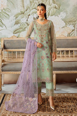 Minhal by Ramsha Unstitched 3 Piece Formals Vol-12 Suit-M-1204