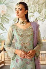 Minhal by Ramsha Unstitched 3 Piece Formals Vol-12 Suit-M-1204