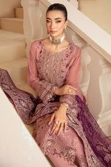 Minhal by Ramsha Unstitched 3 Piece Formals Vol-12 Suit-M-1210