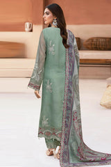 Minhal By Ramsha Unstitched 3 Piece Luxury Organza Vol-13 Collection'2025-M-1302