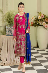 Majestic by Imrozia Premium Baagh Unstitched 3 Piece Formals Collection'2023-M-48