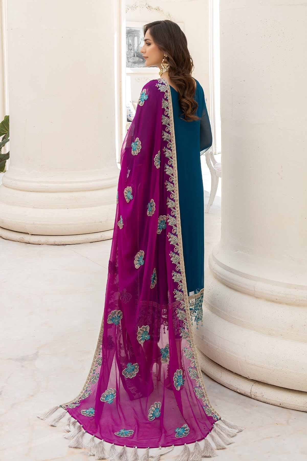 Naqsh Majestic by Imrozia Unstitched 3 Piece Formals Collection'2023-M-52-Martha