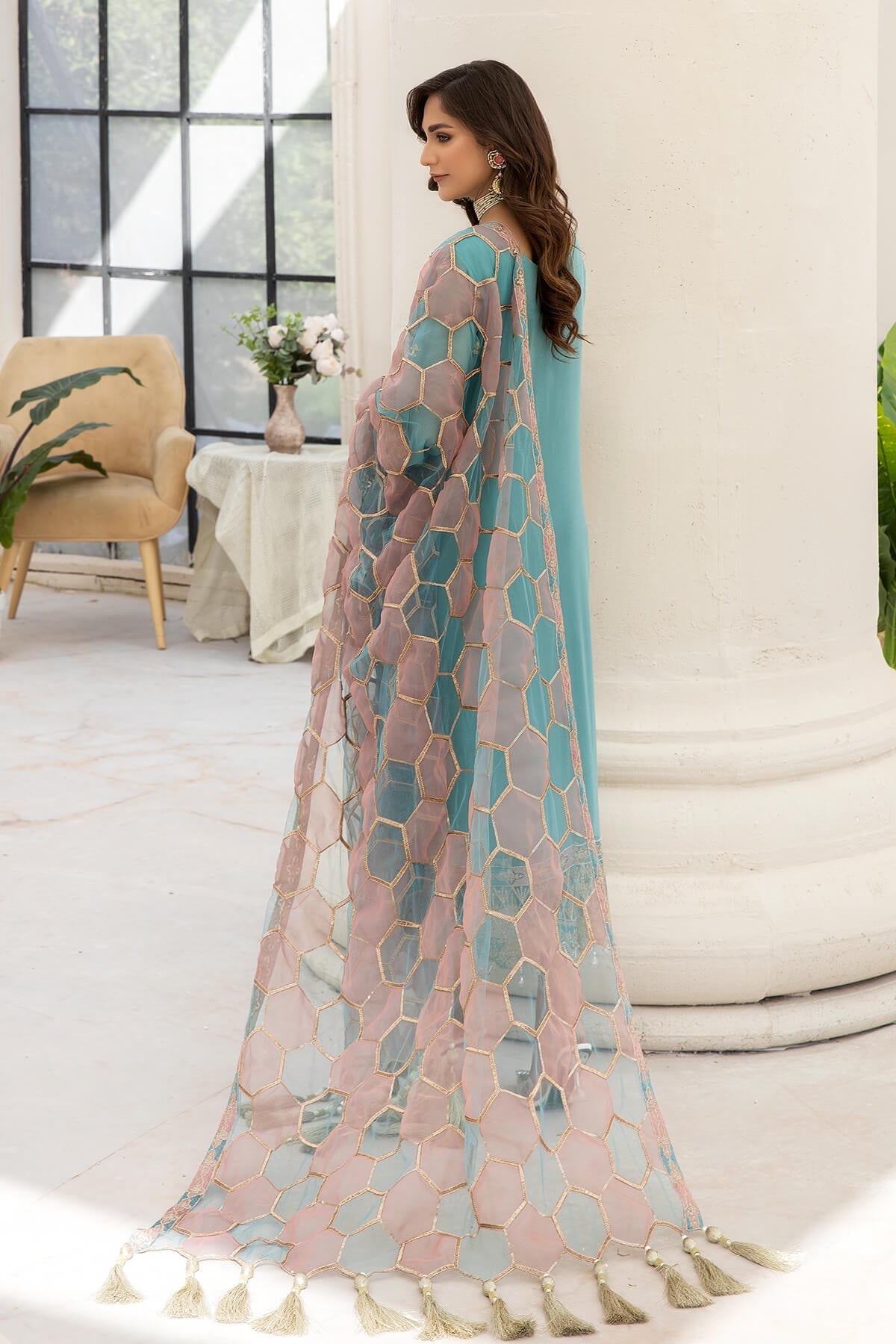 Naqsh Majestic by Imrozia Unstitched 3 Piece Formals Collection'2023-M-56-Maisie