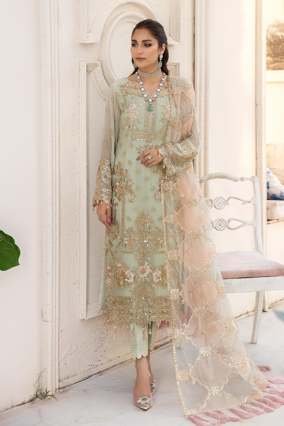 Naqsh Majestic by Imrozia Unstitched 3 Piece Formals Collection'2023-M-59-Florence