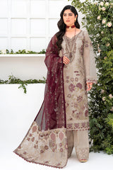 Minhal by Ramsha Unstitched 3 Piece Formal Vol-08 Suit-M-806