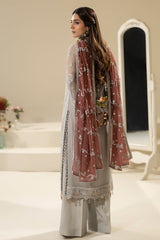 Nisha By Imrozia Unstitched 3 Piece Luxury Chiffon Eid Edit Collection-M-85-Mehza
