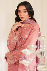 Noore By Imrozia Serene Unstitched 3 Piece Luxury Chiffon Collection'2025-M-91-Luna
