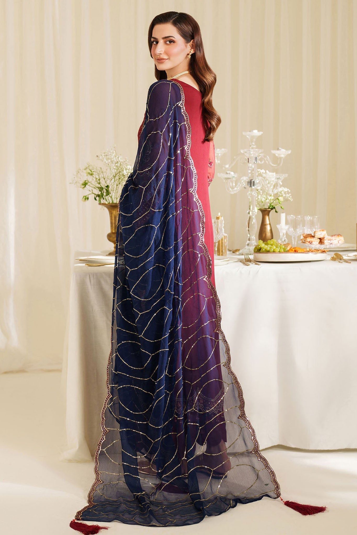 Noore By Imrozia Serene Unstitched 3 Piece Luxury Chiffon Collection'2025-M-94-Saira