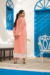 Umer Aayan 02-Pcs Pearl Embroidered Lawn Suit