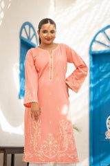 Umer Aayan 02-Pcs Pearl Embroidered Lawn Suit