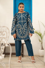 Umer Aayan Tulips  02Pcs Lawn Co-ords Sets
