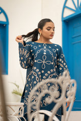 Umer Aayan Tulips  02Pcs Lawn Co-ords Sets