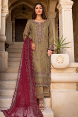 Mahpara by Sada Bahar Stitched 3 Piece Festive Formals Vol-17 Suit-MA-41-CHEKO