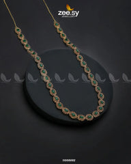 MALLA NECKLACE-0915 Green - Zeesy Jewellery