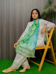 Tng By Md Stole Collection-Naqshah (Map) Silk Stole