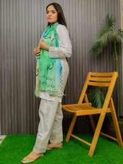 Tng By Md Stole Collection-Naqshah (Map) Silk Stole