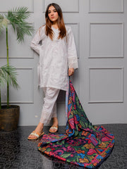 TNG Odhni Collection-Kashida Kaari Odhni