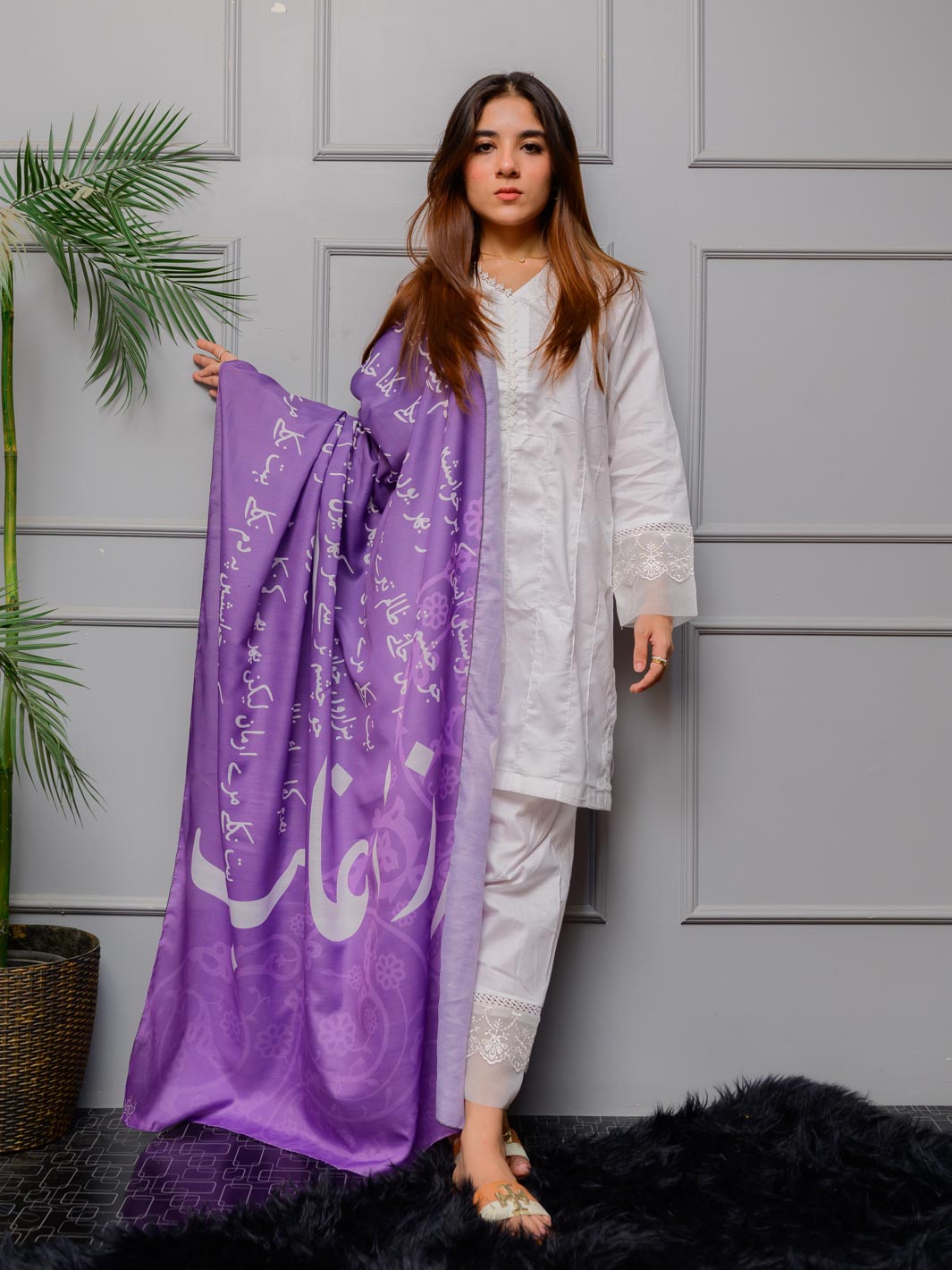 TNG Stole Collection-Shiddat E Ghalib Stole
