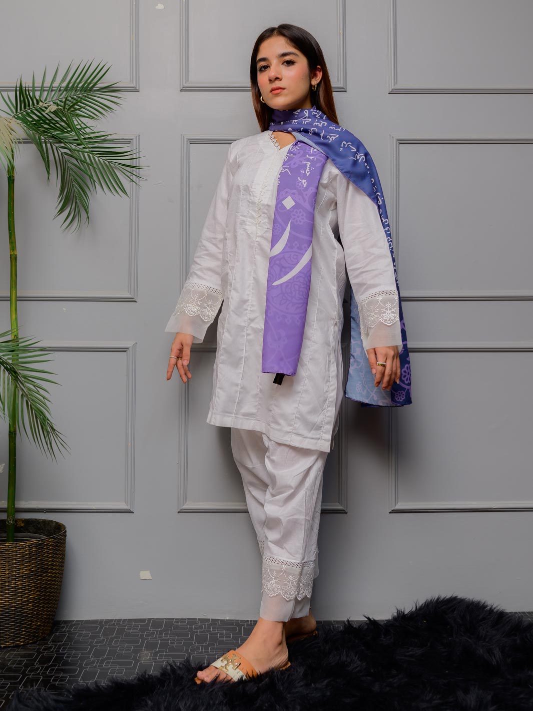 TNG Stole Collection-Shiddat E Ghalib Stole