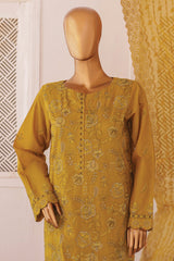 Majestic By HZ Unstitched 3 Piece Luxury Emb Lawn Collection'2024-MEC-03