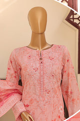 Mehak By HZ Unstitched 3 Piece Emb Lawn Vol-02 Suit-MEC-501