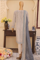 Mehak By HZ Unstitched 3 Piece Emb Lawn Vol-02 Suit-MEC-502