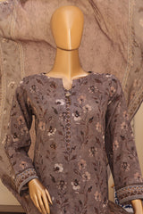 Mehak By HZ Unstitched 3 Piece Emb Lawn Vol-02 Suit-MEC-504