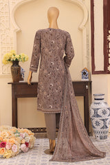 Mehak By HZ Unstitched 3 Piece Emb Lawn Vol-02 Suit-MEC-504