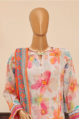 Mehak By HZ Unstitched 3 Piece Emb Lawn Vol-02 Suit-MEC-510