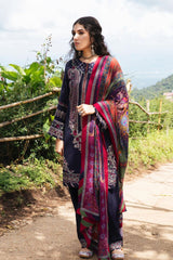 Zara Shahjahan Unstitched 3 Piece Winter Shawl Suit-Mehrnaz