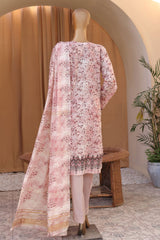 Mahee By HZ Unstitched 3 Piece Emb Cotton Lawn Suit-MEJ-900