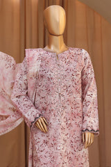 Mahee By HZ Unstitched 3 Piece Emb Cotton Lawn Suit-MEJ-900
