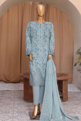 Mahee By HZ Unstitched 3 Piece Emb Cotton Lawn Suit-MEJ-903