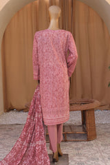 Mahee By HZ Unstitched 3 Piece Emb Cotton Lawn Suit-MEJ-904