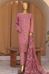Mahee By HZ Unstitched 3 Piece Emb Cotton Lawn Suit-MEJ-904
