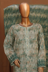 Mahee By HZ Unstitched 3 Piece Emb Cotton Lawn Suit-MEJ-905