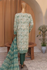 Mahee By HZ Unstitched 3 Piece Emb Cotton Lawn Suit-MEJ-905