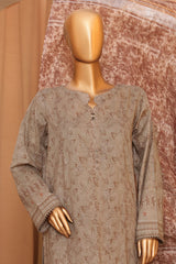 Mahee By HZ Unstitched 3 Piece Emb Cotton Lawn Suit-MEJ-907