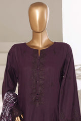 Sada Bahar Stitched 3 Piece Luxury Khaddar Karandi With Palachi Shawl Suit-MEK-251-Falsa