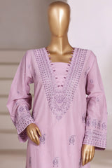 Vybe By Sada Bahar Stitched 2 Piece Emb Cotton Set Vol-02 Collection'2025-MEL-03-Lilac