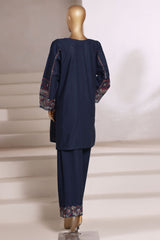 Vybe By Sada Bahar Stitched 2 Piece Emb Cotton Set Vol-02 Suit-MEL-04-Blue