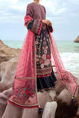 Dil Darya Samundar By MNR Unstitched 3 Piece Festive Emb Lawn Suit-MFL-11-Jal Pari