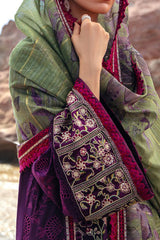 Dil Darya Samundar By MNR Unstitched 3 Piece Festive Emb Lawn Suit-MFL-16-Gul E Lala
