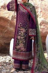 Dil Darya Samundar By MNR Unstitched 3 Piece Festive Emb Lawn Suit-MFL-16-Gul E Lala