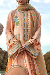 Dil Darya Samundar By MNR Unstitched 3 Piece Festive Emb Lawn Suit-MFL-18-Rani