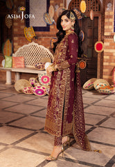 Asim Jofa Chamak Damak Ajcd-09 Embroidered Twisted Silk 3 Pcs