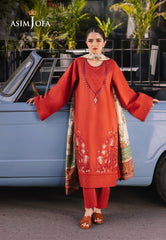 Asim Jofa Essential Pret Drop 2 Ajpb-41 Embroidered Lawn 3 Pcs