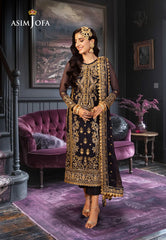 Asim Jofa Chamak Damak Ajcd-11 Embroidered Chiffon 3 Pcs