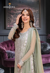 Asim Jofa Designers Limited Edition Ajemd-01-Xs Embroidered Net 3 Pcs